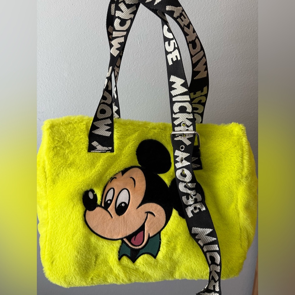 Disney Mickey Mouse Plush Bag - Yellow and Black
